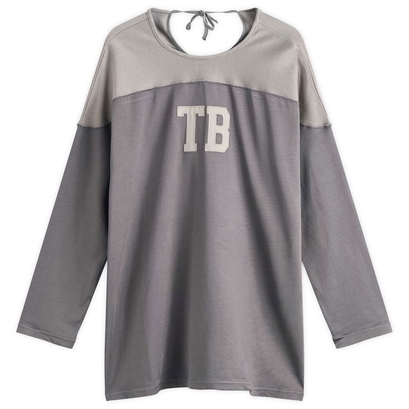 Majica BEAMS Beams Boy Football Long Sleeve T-Shirt Siva | 1314-0514-101-15