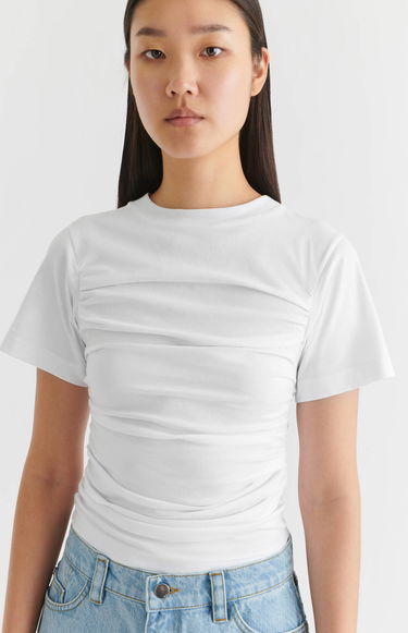 Majica AXEL ARIGATO Ria Gathered Bela | A2088001, 6