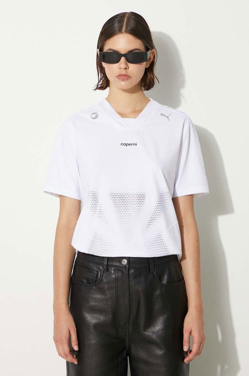 Dres Coperni PUMA x Football Jersey Bela | 62798202