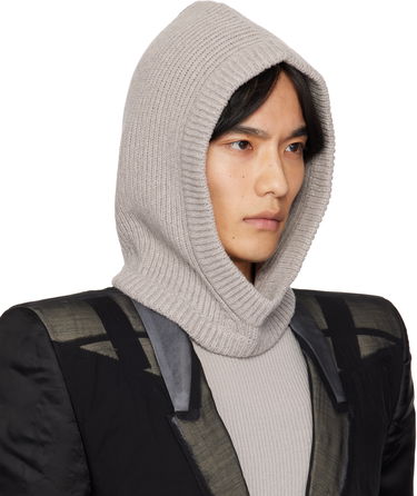 Klobuk Rick Owens Rick Owens Concordians Cashmere Knit Hood Zelena | RU02E1481 WSBR, 3