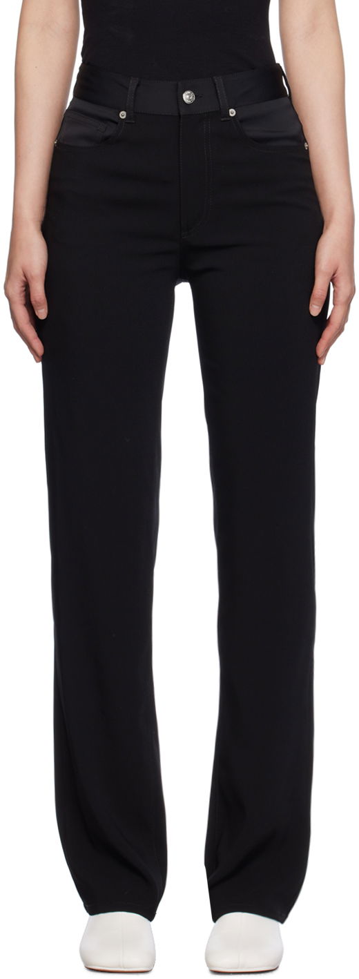 Hlače Maison Margiela MM6 Maison Margiela Five-Pocket Trousers Črna | S52LA0223 S78536