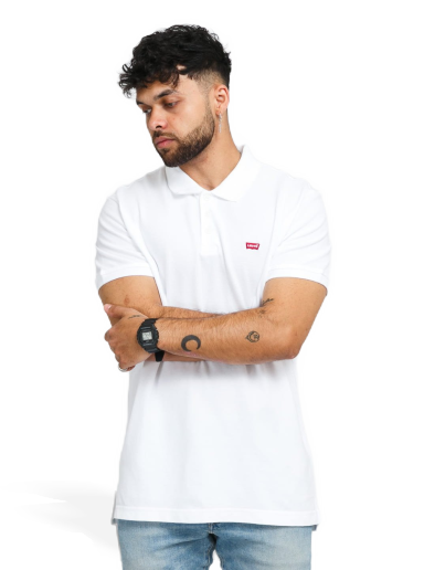 Polo majica Levi's Housemark Bela | 35883-0003