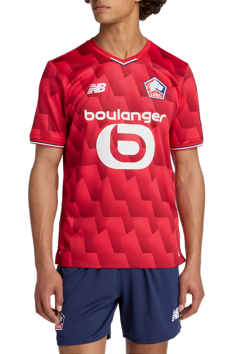 Dres New Balance LOSC Lille Home Jersey 2025/26 Rdeča | mt230454-hme