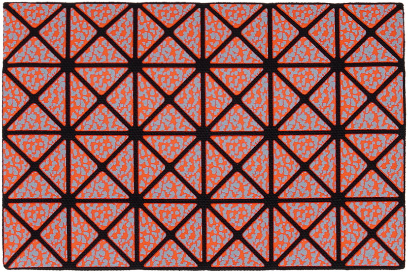 Denarnica BAO BAO ISSEY MIYAKE Geometric Pattern Card Holder Oranžna | BB47AG324