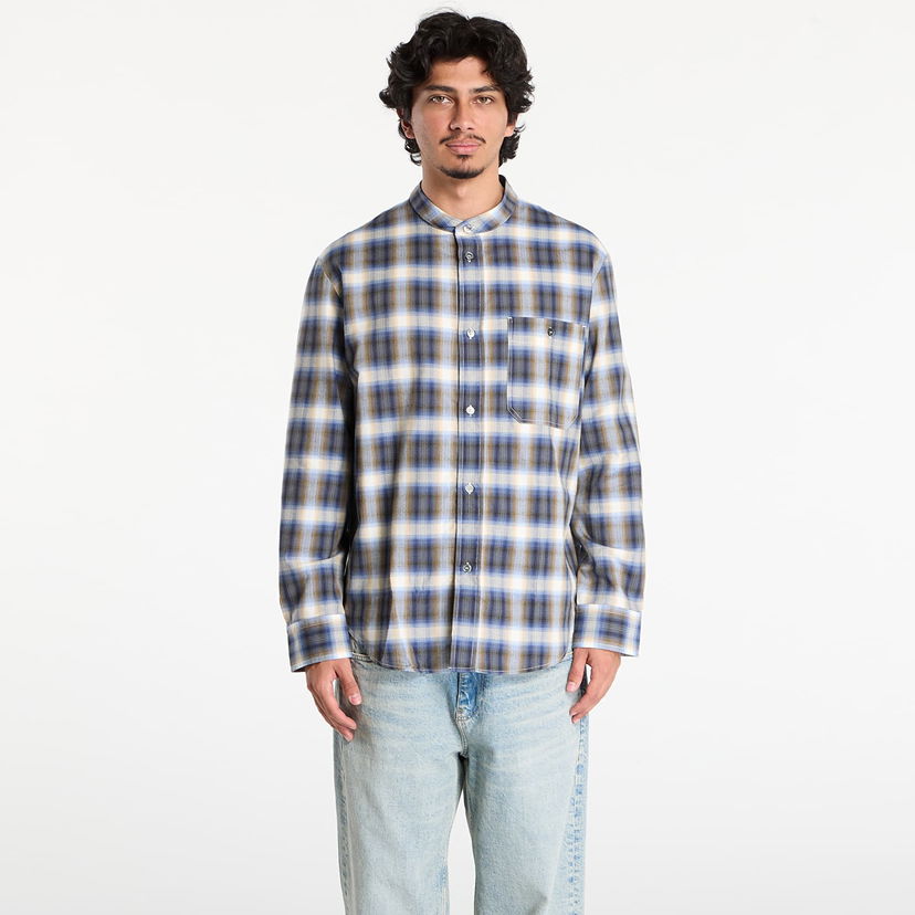 Srajce A.P.C. A.P.C. Chemise Thomas Plaid Button-Down Shirt Modra | COHKJ-H12635 IAA