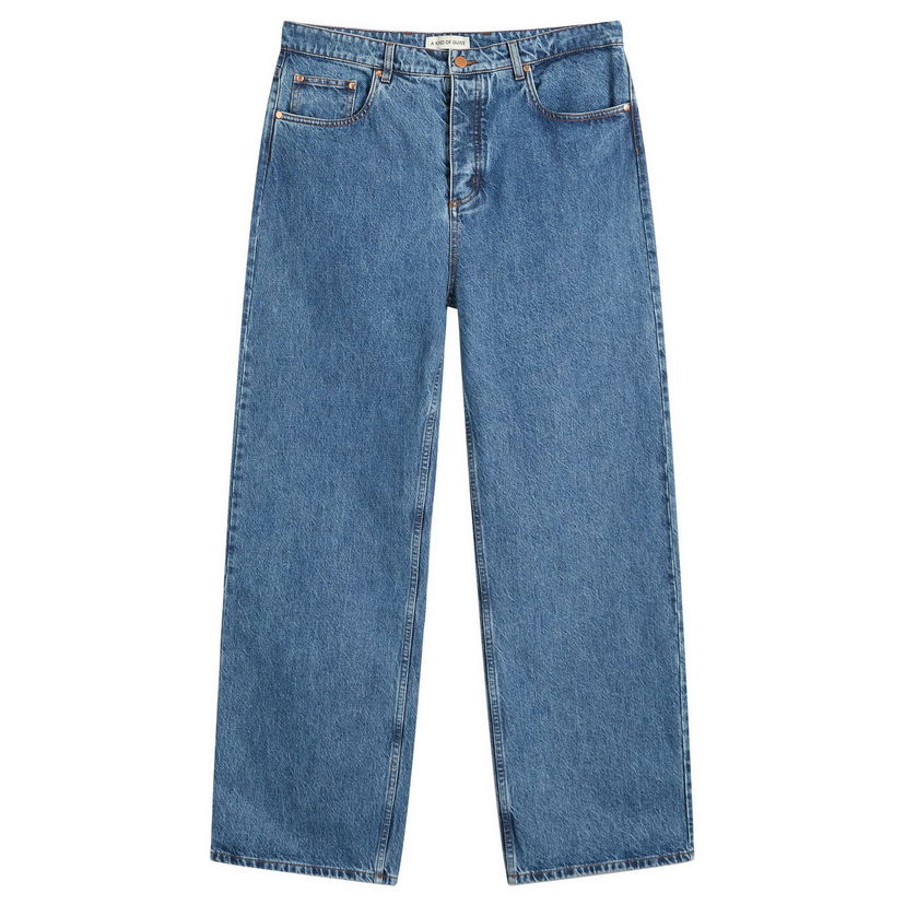 Kavbojke A Kind of Guise A Kind of Guise Beto Wide Leg Jeans 30" Modra | 207-14101-710