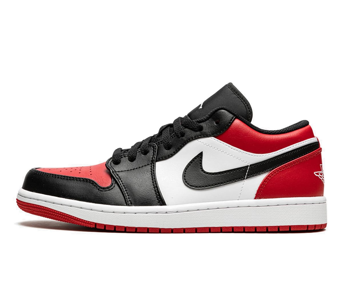 Superge in čevlji Jordan Jordan 1 Low "Bred Toe" Rdeča | 553558-612, 0