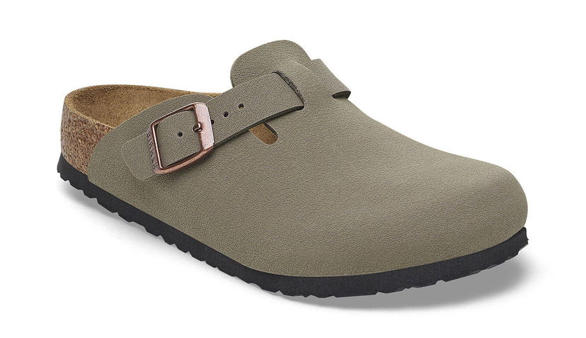 Superge in čevlji Birkenstock Boston Birko-Flor Birkibuc Narrow Fit Clog 31 Zelena | 1029357
