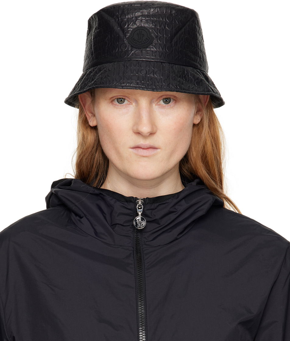 Klobuk Moncler Embossed Bucket Hat Črna | J10933B00006597C3, 0