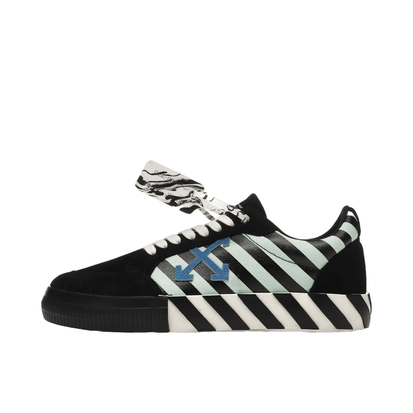 Superge in čevlji Off-White Vulc Low Black Blue Arrow Črna | OMIA085R21LEA0061045