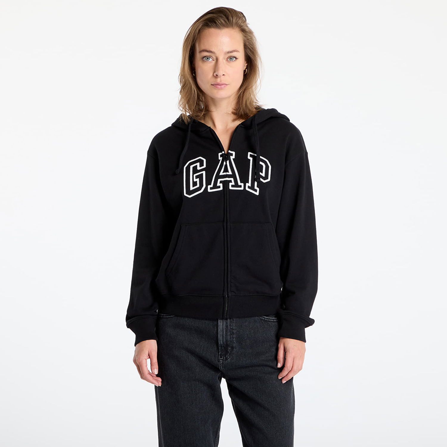 Pulover GAP Logo Hoodie Črna | 727433-04, 0