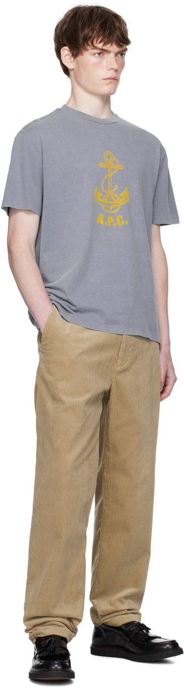 Hlače A.P.C. A.P.C. Lawrence Corduroy Trousers Bež | COHBB-H08509, 3