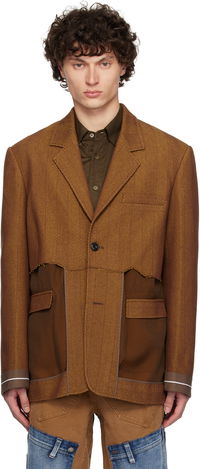 Andersson Bell Inside Out Herringbone Blazer