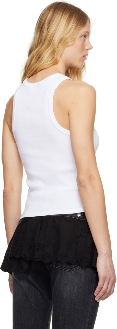 Majica brez rokavov Charles Jeffrey Loverboy Charles Jeffrey LOVERBOY Logo Ribbed Tank Top Bela | 54080403, 2