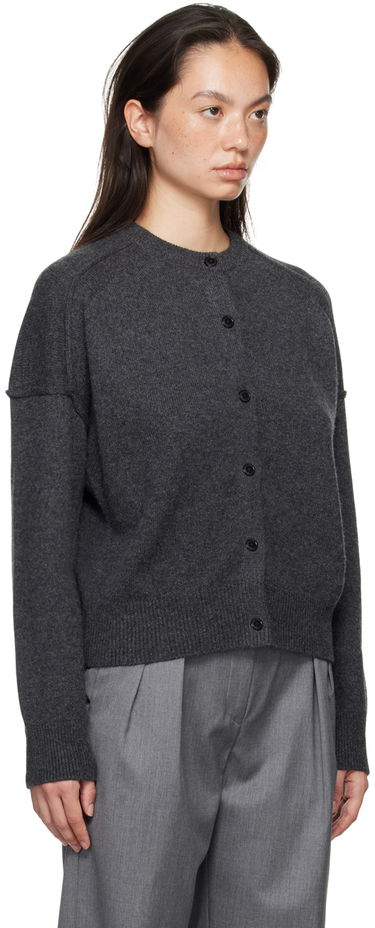 Pleteni pulover Loulou de Saison Loulou de Saison Keti Cardigan Bež | KETI, 4