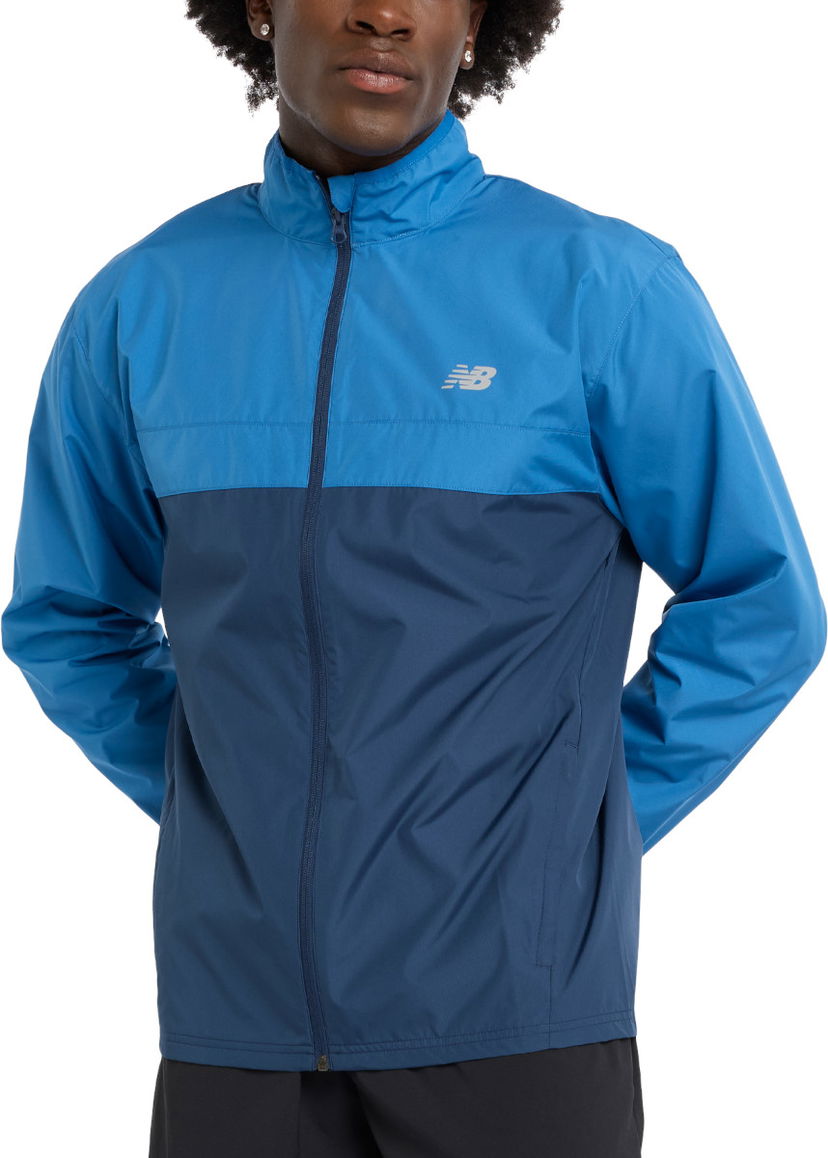 Vetrovka New Balance Sport Essentials Jacket Modra | mj41243-beu