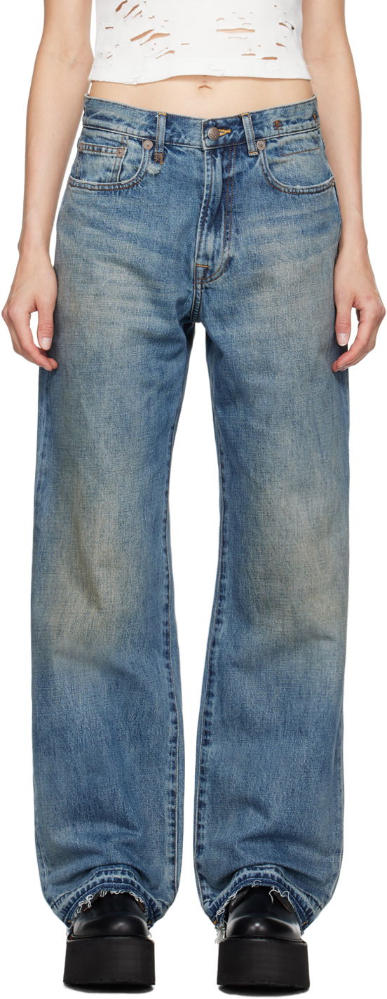 Kavbojke R13 R13 D'Arcy Loose Jeans Modra | R13WD038-D213C