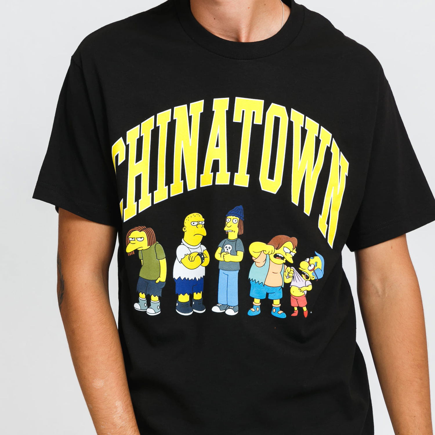 Majica MARKET The Simpsons Ha Ha Arc Tee Črna | CTM1990350 / 0001, 1