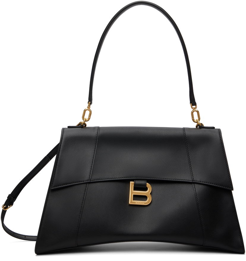 Torbica Balenciaga Balenciaga Medium Hourglass Bag Črna | 810733 2ABF9