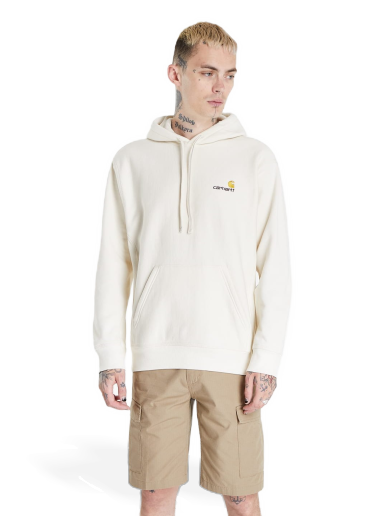 Pulover Carhartt WIP Hooded American Script Bela | I028279.05.XX