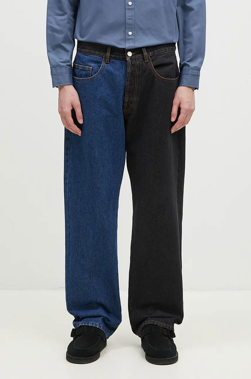 Kavbojke Aries Varsity Batten Jeans Modra | AR3030302