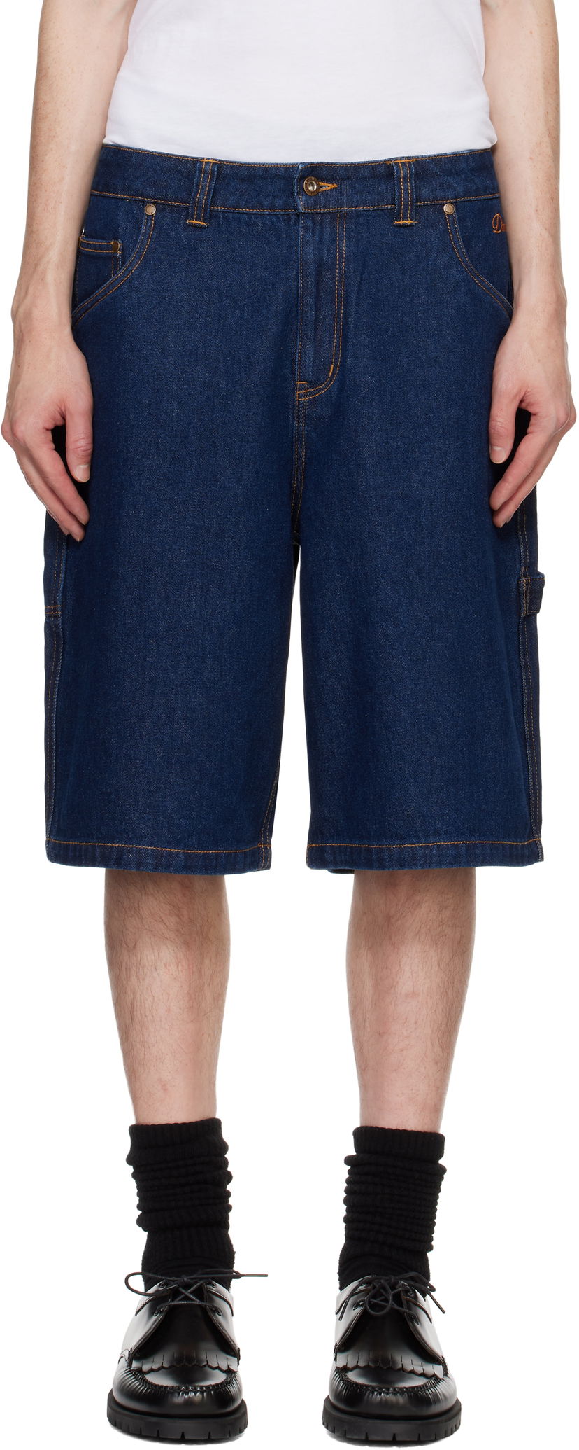 Kratke hlače Dime Classic Denim Shorts Modra | DIMEFA2452IND