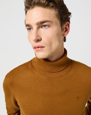 Pleteni pulover Wrangler Wrangler Turtleneck Sweater Rjava | 112357293:XXL, 1