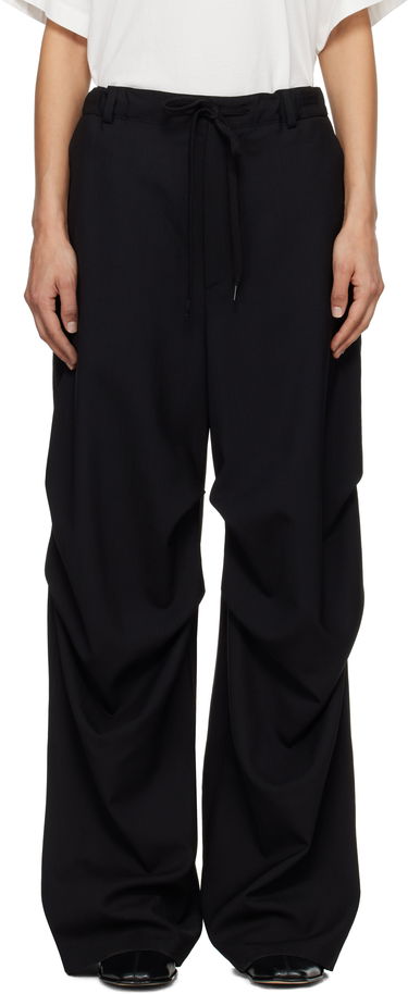 Hlače Maison Margiela MM6 Maison Margiela Tailoring Wool Canvas Cargo Trousers Črna | S52KA0524 M35080, 0
