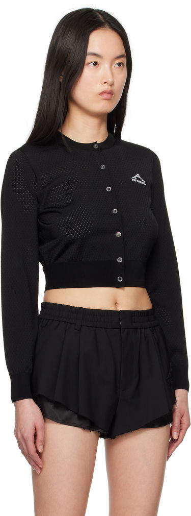 Pleteni pulover Alexander Wang alexanderwang.t Cropped Athletic Mesh Cardigan Roza | 4KC2253016, 4