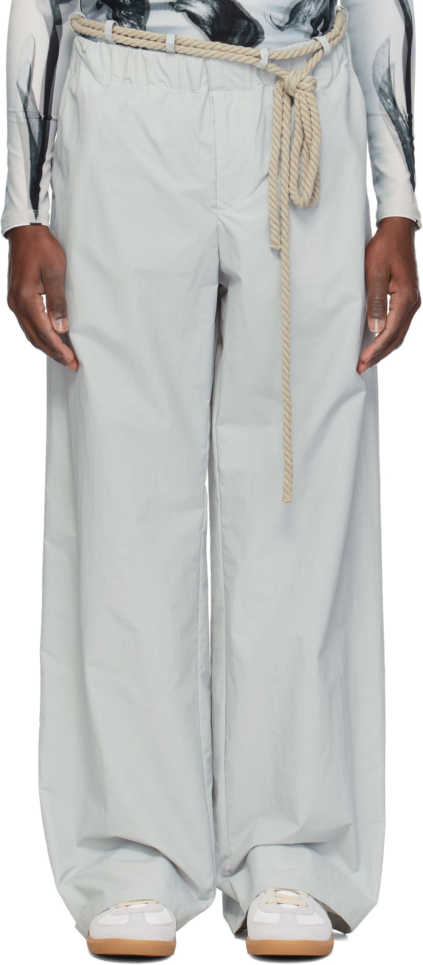 Hlače Serapis Rope Track Pants Siva | SS25_ROP_1