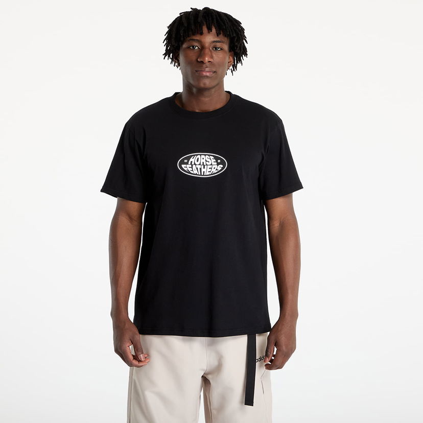 Majica Horsefeathers Horsefeathers Dynamo T-Shirt Črna | SM1381A