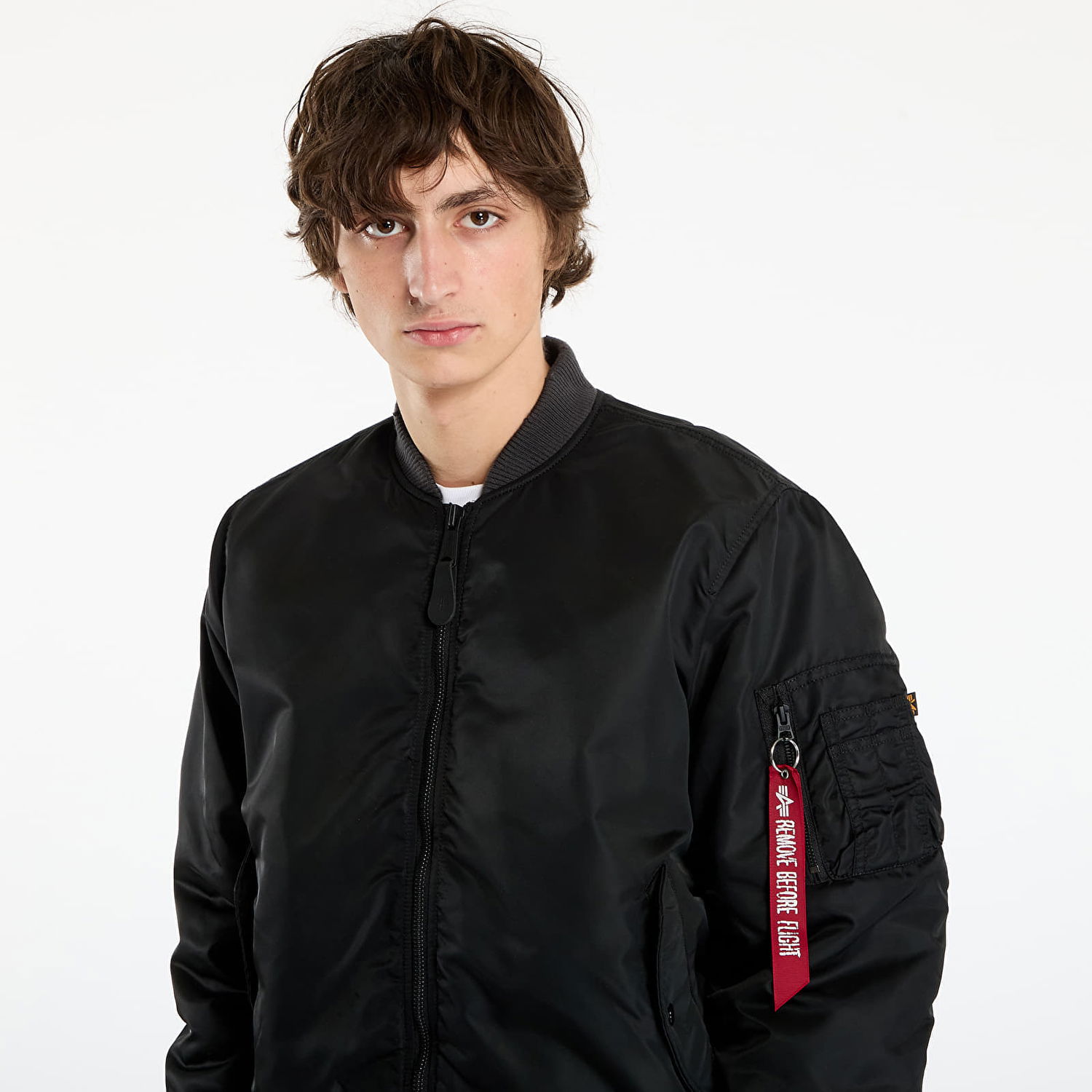 Bomber jakna Alpha Industries Bomber Jacket MA-1 Distressed Črna | 258128-03, 1