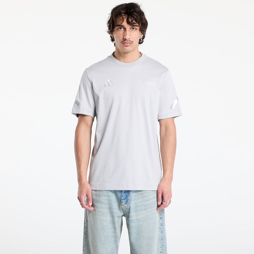 Majica adidas Performance adidas x Mercedes AMG Silver Tee Siva | JW3481