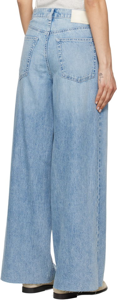 Kavbojke rag & bone rag & bone Wide Featherweight Sofie Jeans Modra | WDD25S2993FWMR, 2