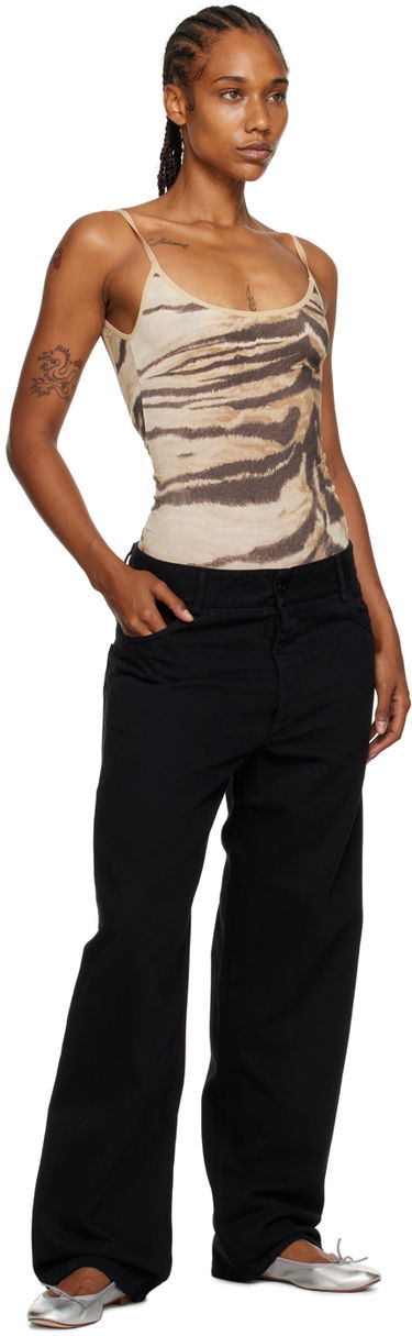 Hlače Baserange Wide Leg Trousers Črna | TRIN-COB-WI23, 3