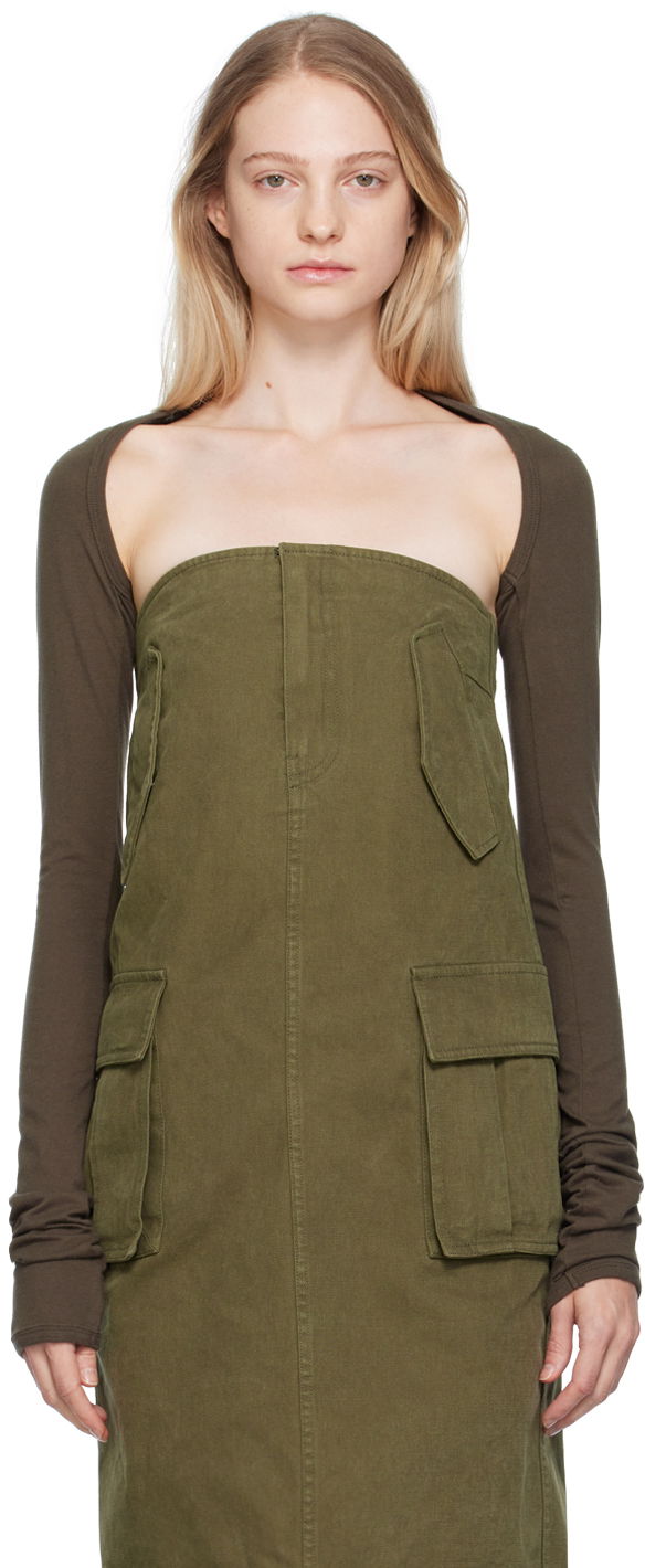 Obleke We11done Bolero Shrug Zelena | WD-TT3-23-735-W-KK