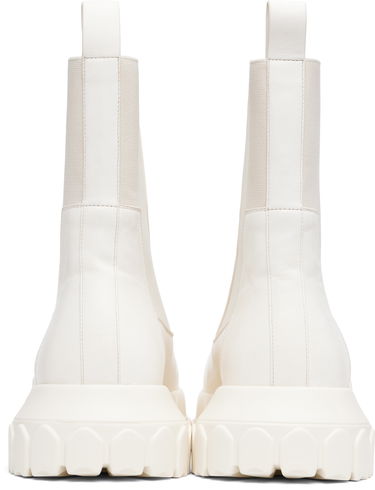 Superge in čevlji Rick Owens Rick Owens Concordians Beatle Bozo Tractor Chelsea Boots Bela | RU02E1881 LBH, 1