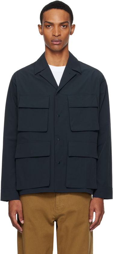 Srajce NORSE PROJECTS Norse Projects Mads Travel Light Overshirt Mornarica | N50-0269, 0