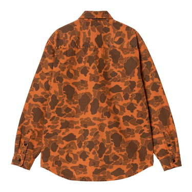 Srajce Carhartt WIP Duck Camo Long Sleeve Shirt Oranžna | I033769_8, 3