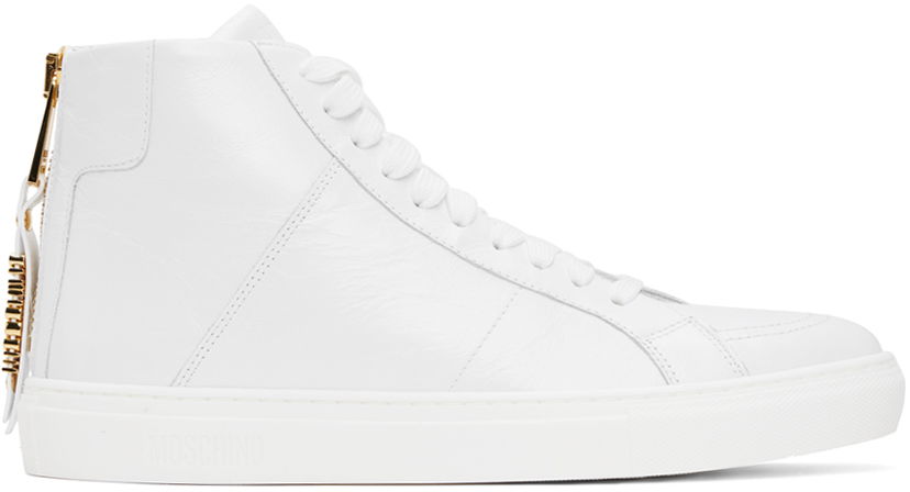 Oblačila Moschino Moschino High-Top Bela | MB15252G0IGE0100