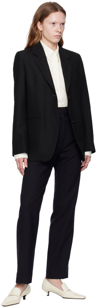 Jakna TOTEME Tailored Single-Breasted Blazer Črna | 233-3014-246, 3