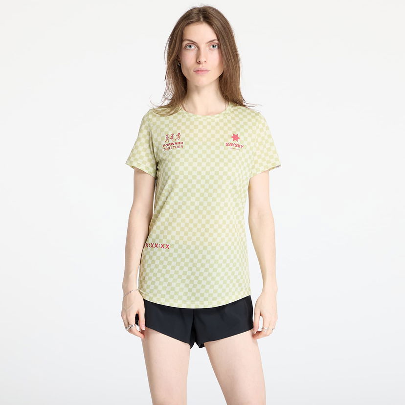 Majica Saysky SAYSKY Checker Combat T-Shirt Zelena | NWRSS31C1034
