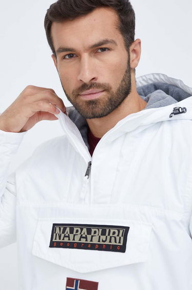 Vetrovka Napapijri Overhead Anorak Jacket Bela | NP0A4GMD0021, 3