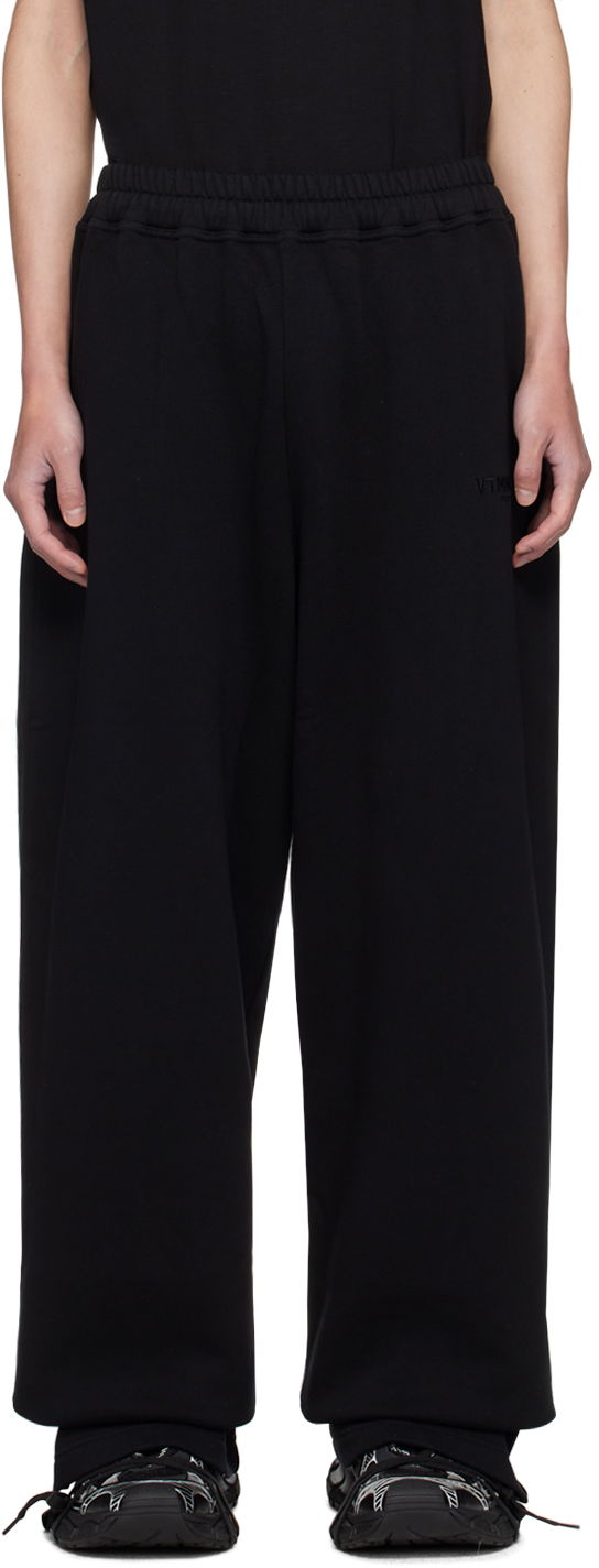 Trenirka VETEMENTS Embroidered Sweatpants Črna | VL22SP100B