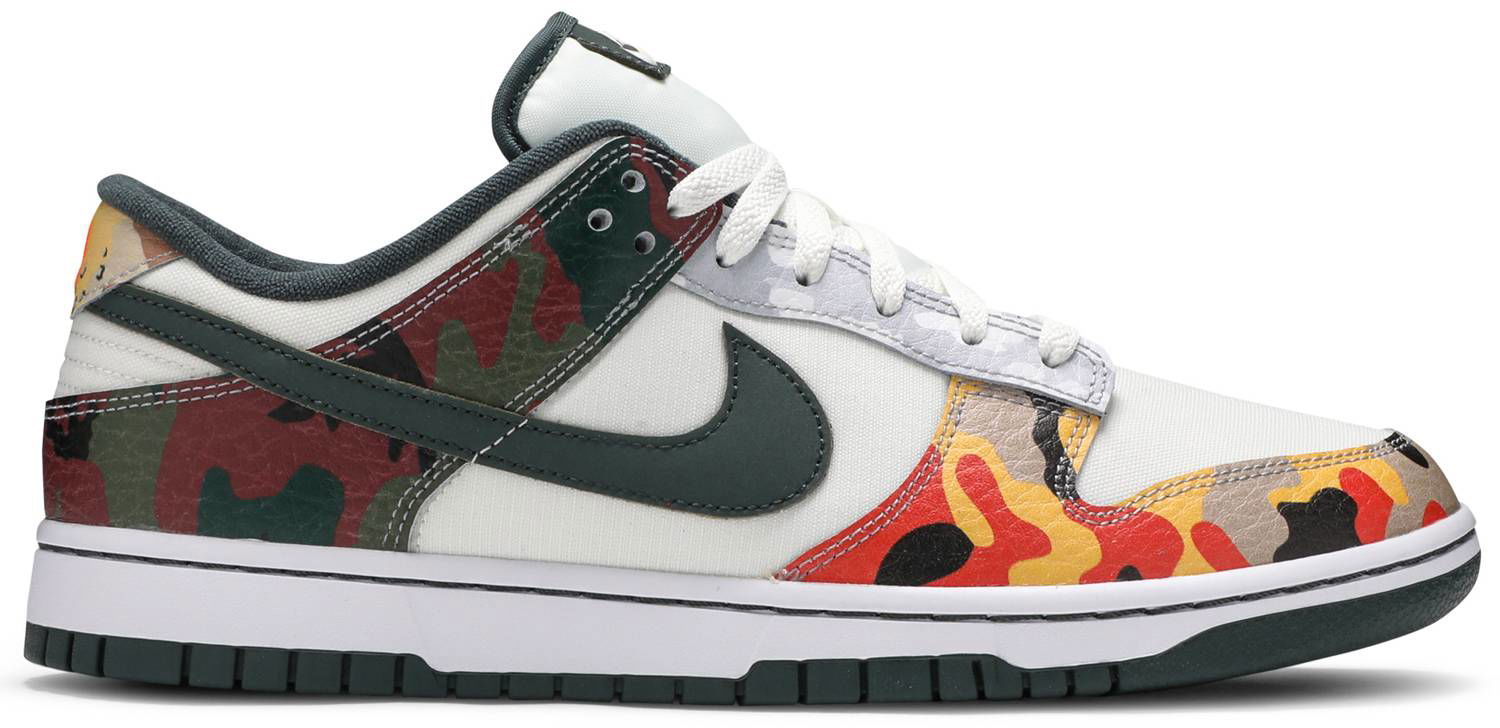 Superge in čevlji Nike Dunk Low SE "Sail Multi-Camo" Večbarvna | DH0957-100, 1