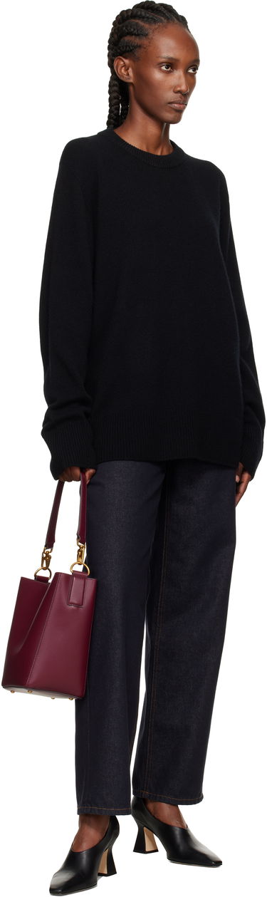 Torbica rag & bone Rag & Bone Parker Leather Bucket Bag Bordo | LE101313, 3