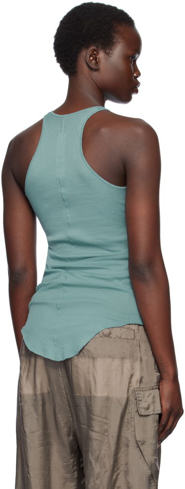 Majica brez rokavov Rick Owens Rick Owens Hollywood Basic Rib Tank Top Zelena | RP01E7101 MR, 2