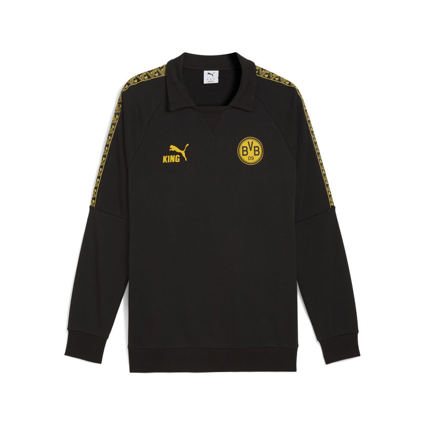 Pulover Puma Borussia Dortmund KING Drill Top Črna | 782583_10