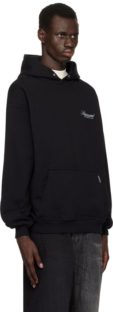 Pulover Represent Clo Owners Club Script Hoodie Črna | OCM41200.001, 3