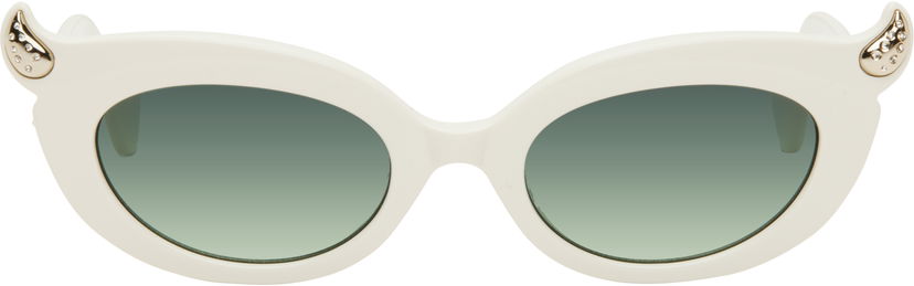 Sončna očala Vivienne Westwood Vivienne Westwood Soo Sunglasses Bela | VW5099